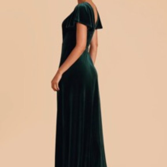 Birdy Grey Emerald Velvet Dress 1X (or maternity) - Picture 2 of 4